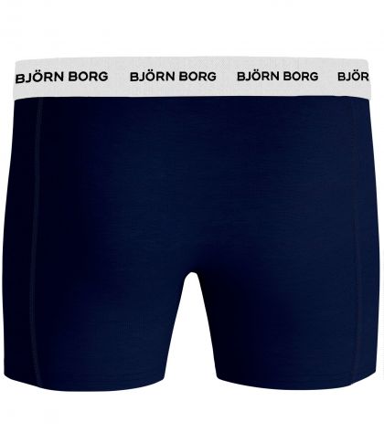 Bjornborg Shorts for Him Cotton Stretch 3 Pack blauw M -