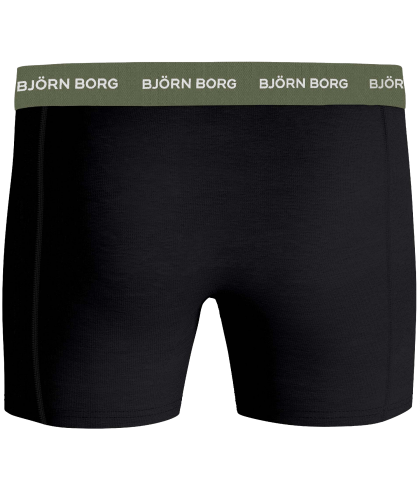 Bjornborg Shorts for Him Cotton Stretch 3 Pack groen M -