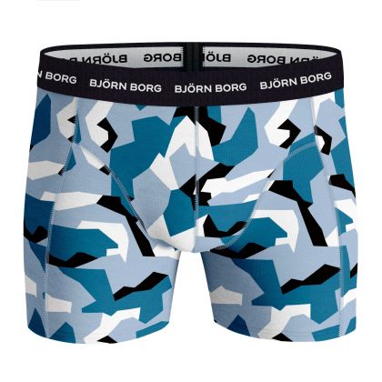 Bjornborg Shorts for Him Cotton Stretch 3P blauw M -