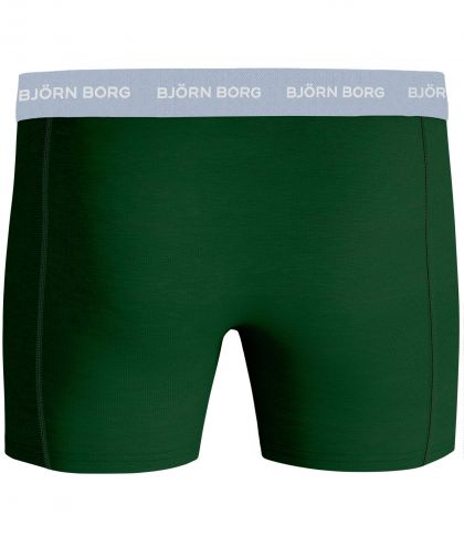 Bjornborg Shorts for Him Cotton Stretch 3Pack groen S -