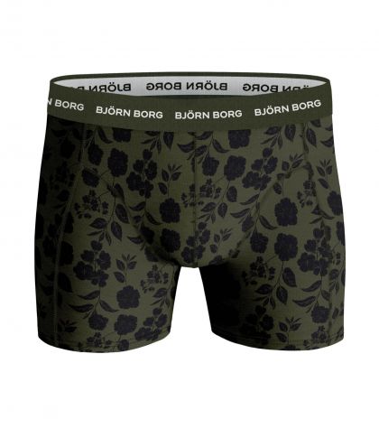 Bjornborg Shorts for Him Cotton Strtch 3P groen S -