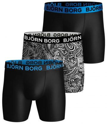 Bjornborg Shorts for Him Performance 3P blauw M -