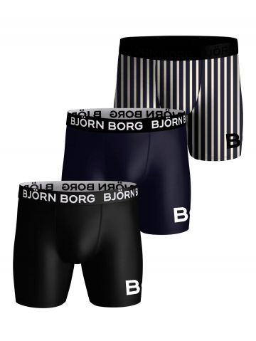 Bjornborg Shorts for Him Performance 3P zwart M -
