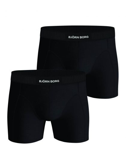 Bjornborg Shorts for Him Premium Cotton Stretch 2P zwart M -