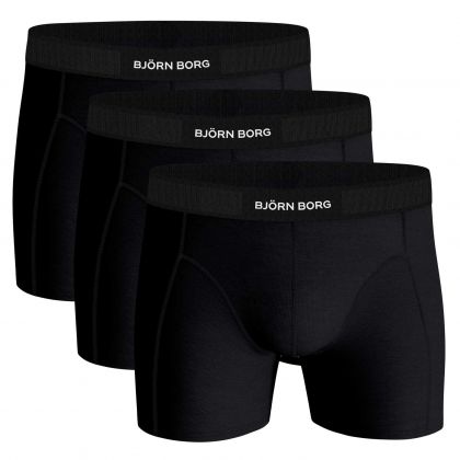 Bjornborg Shorts for Him Premium Cotton Stretch 3P zwart L -