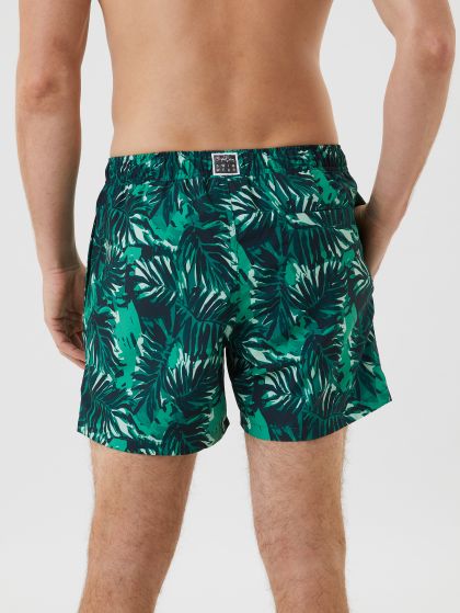 Bjornborg Zwemshort print groen M -