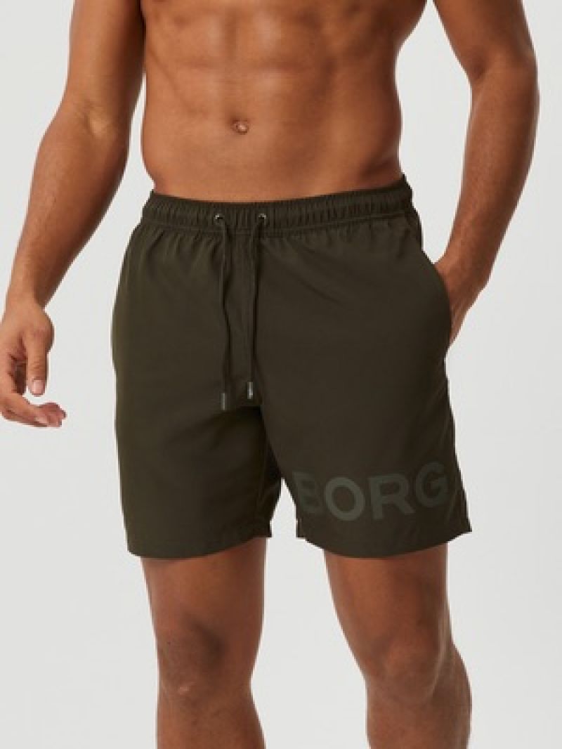 Bjornborg Zwemshort Sheldon groen S -