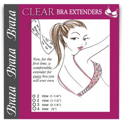 Braza Clear Bra Extender huidskleur - -
