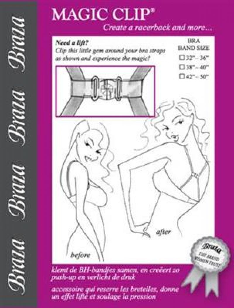 Braza Magic Clip huidskleur - -