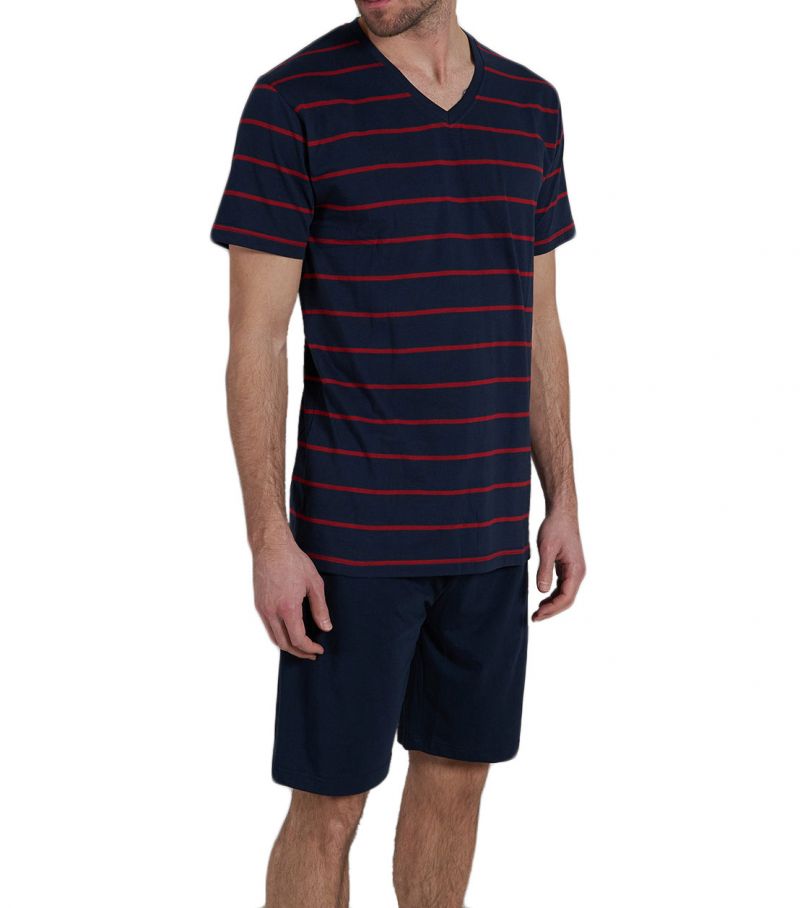 Bugatti Pyjama V-neck blauw 52 -