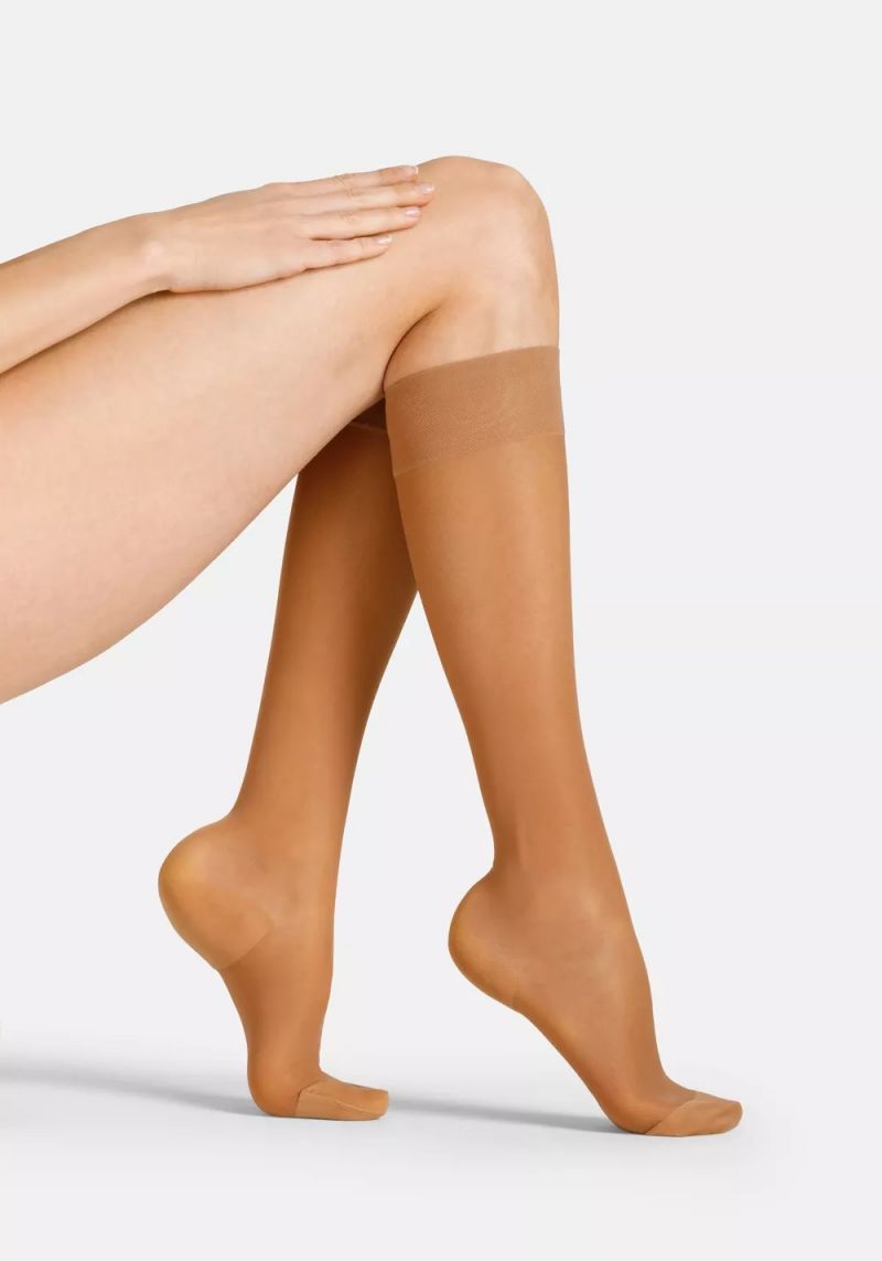 Camano Compression & Aktiv Knee-Highs 80 den 1P huidskleur 39-40 -