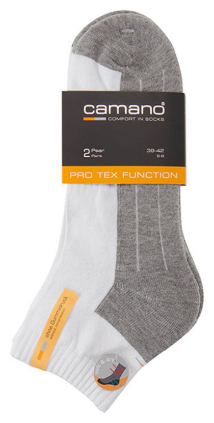 Camano Sport Unisex pro tex function Quarter 2p zwart 35-38 -