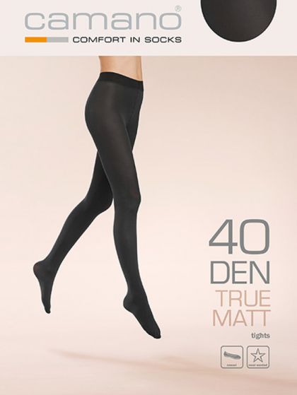 Camano True Mat 40 Den Tights 1P zwart 38-40 -
