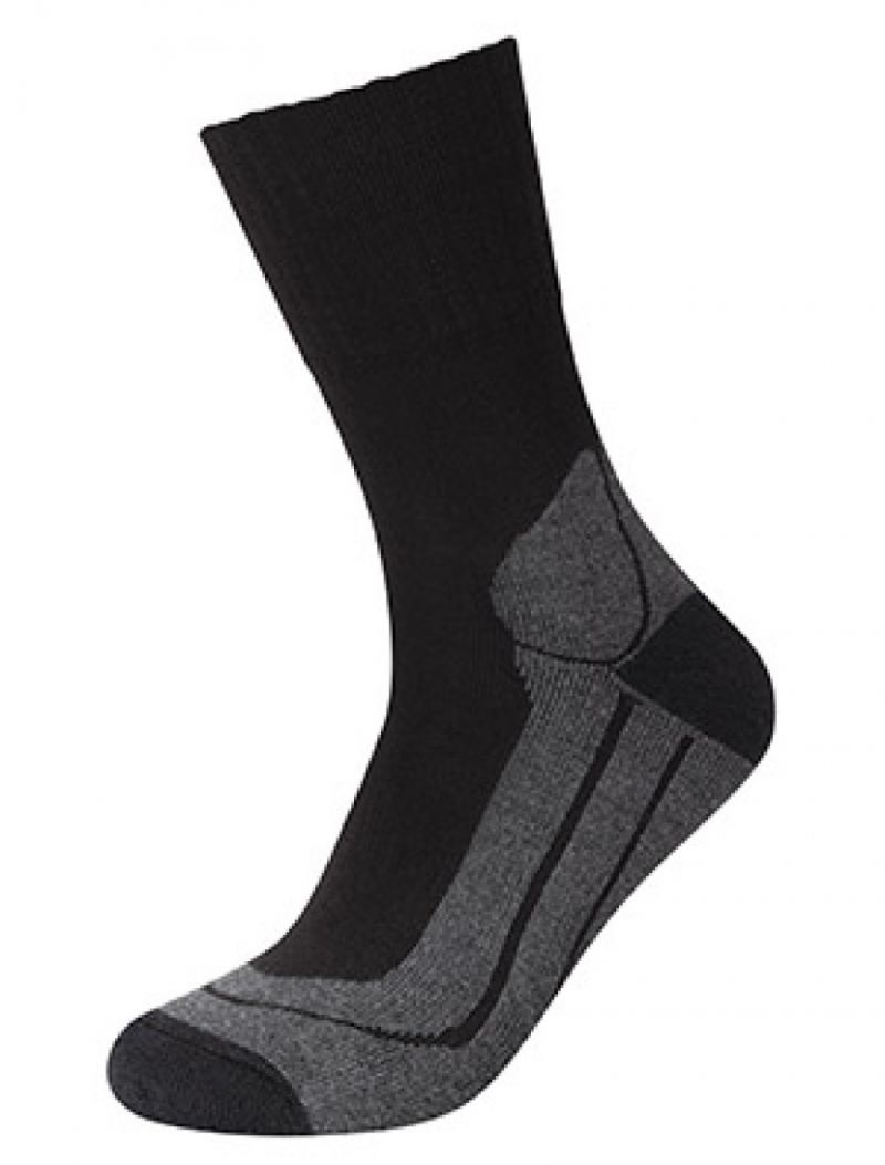 Camano Unisex all mountain outdoor Socks 1p zwart 39-42 -