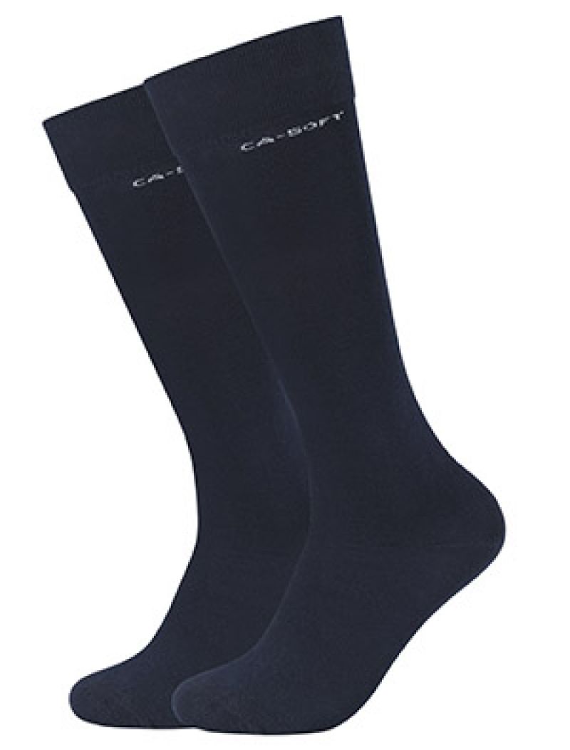 Camano Unisex ca-soft Knee-high 2p blauw 39-42