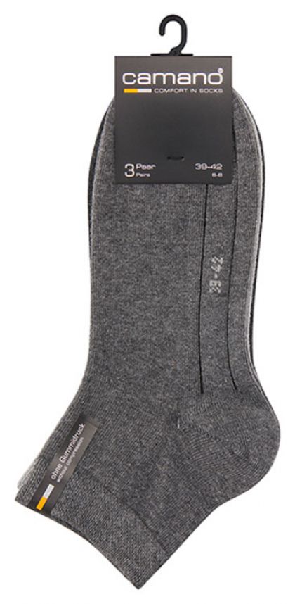 Camano Unisex ca-soft Quarter 3p zwart 39-42