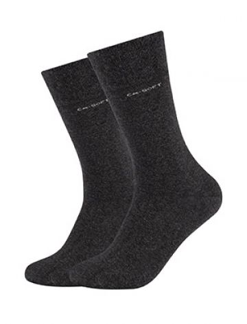 Camano Unisex ca-soft Socks 2p grijs 43-46