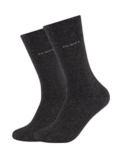 Camano Unisex ca-soft Socks 2p grijs 39-42