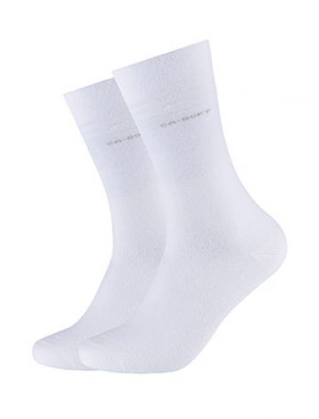 Camano Unisex ca-soft Socks 2p wit 43-46 -