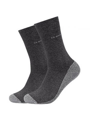 Camano Unisex ca-soft walk Socks 2p grijs 43-46