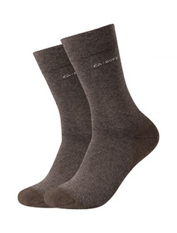 Camano Unisex ca-soft walk Socks 2p bruin 43-46 -