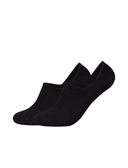 Camano Unisex comfort Footies 2p zwart 35-38 -