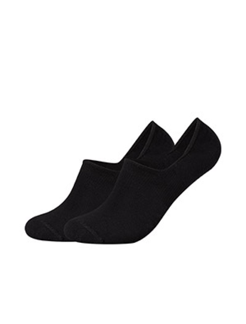 Camano Unisex comfort Footies 2p zwart 35-38 -