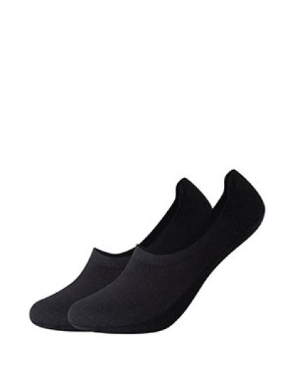 Camano Unisex comfort Footies in box 2p zwart 35-38