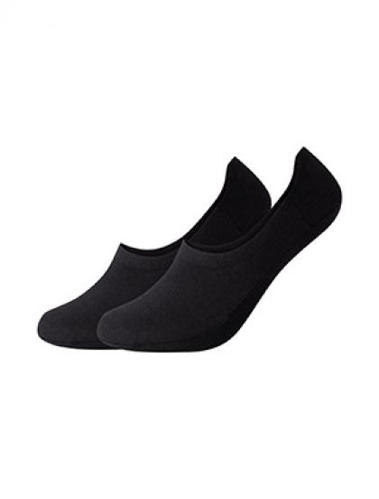 Camano Unisex comfort laser-cut Footies 2p zwart 35-38 -