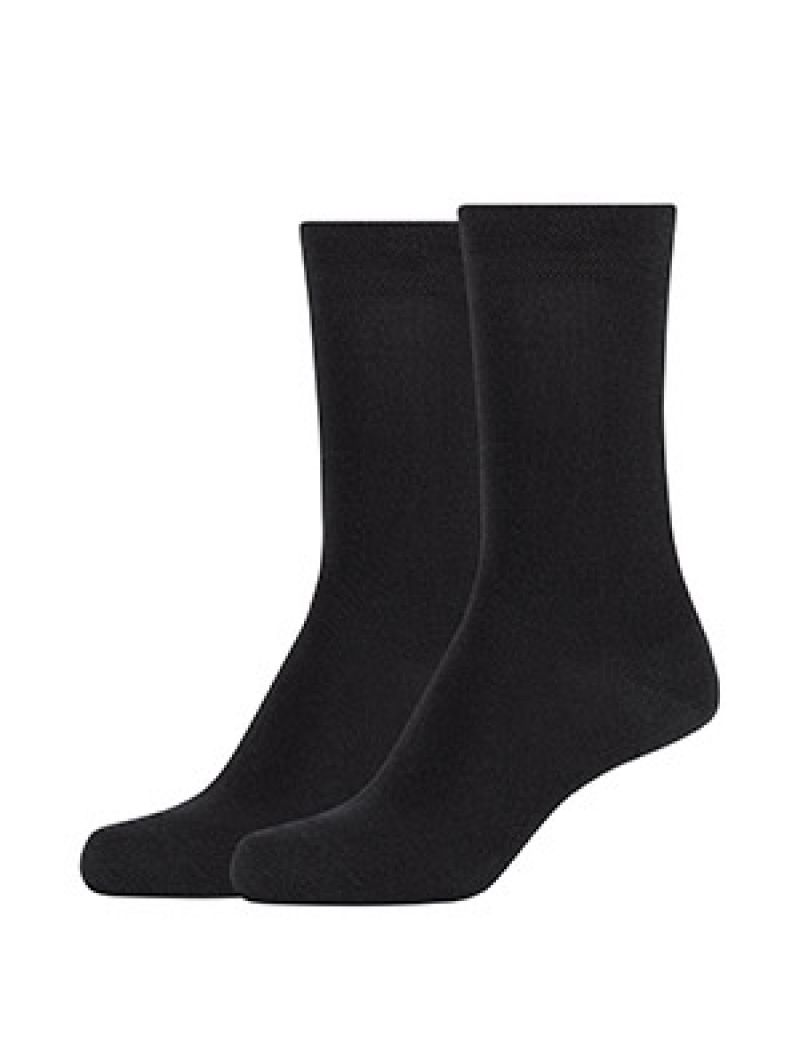 Camano Women ca-soft fine Socks 2p zwart 35-38 -