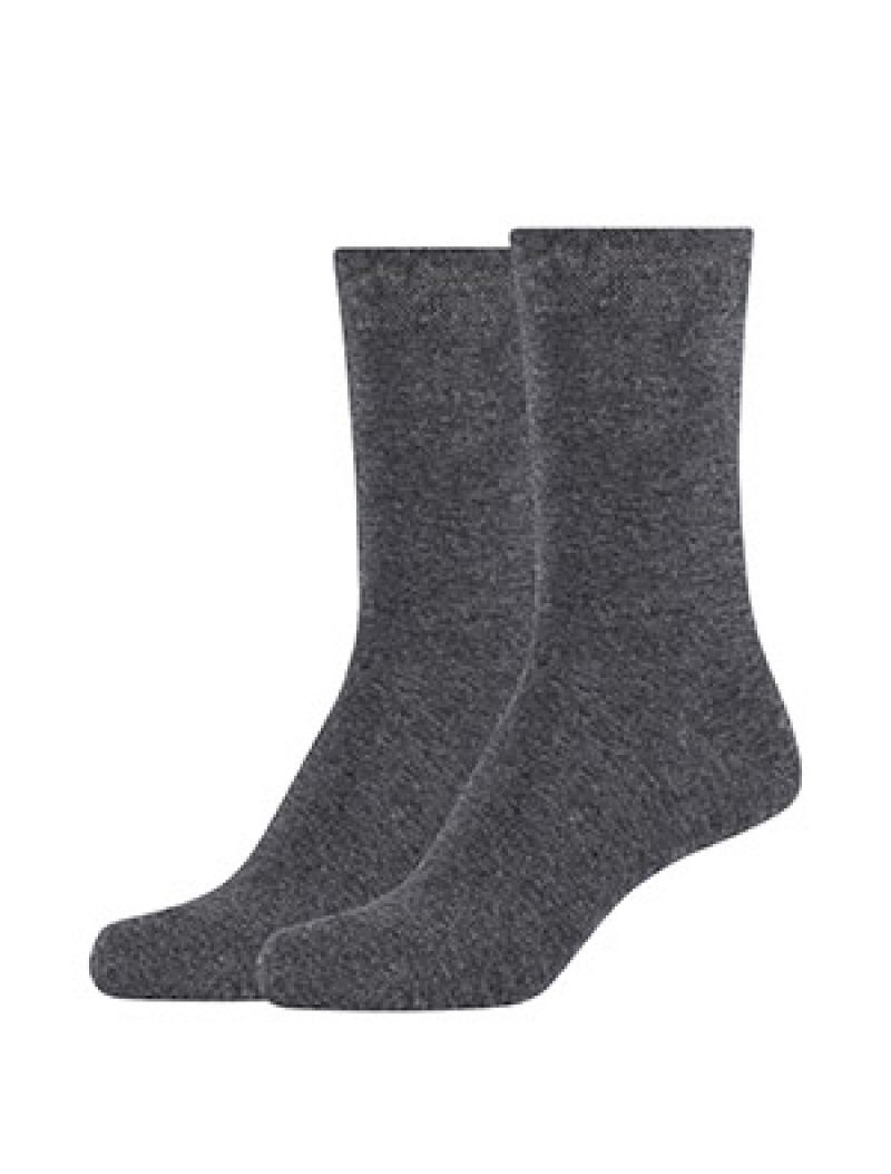 Camano Women ca-soft fine Socks 2p grijs 39-42 -