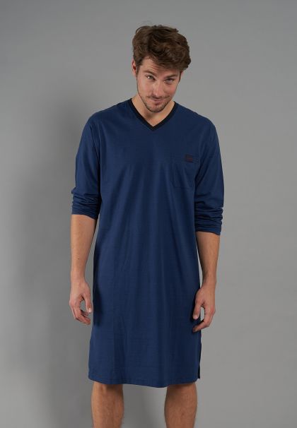 Ceceba Nachthemd blauw L -