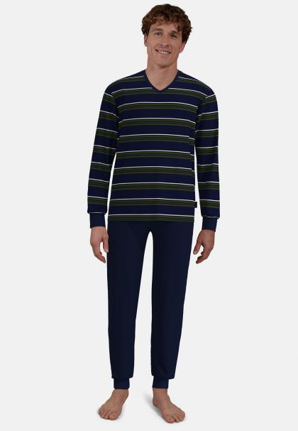 Ceceba Pyjama interlock blauw 50 -