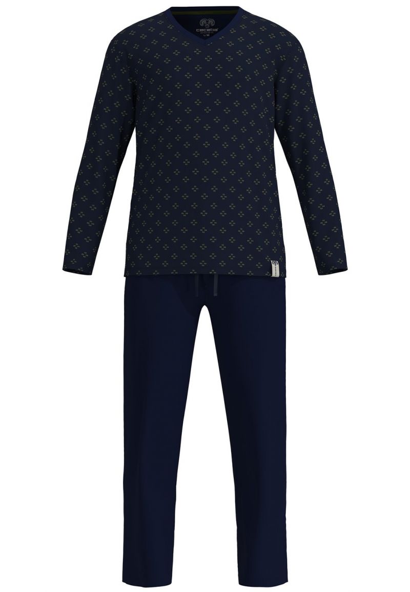 Ceceba Pyjama interlock blauw 54 -