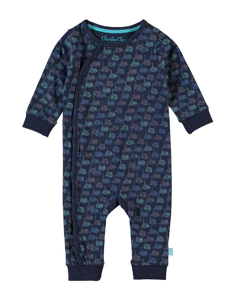 Charliechoe Baby boys jumpsuit blauw 50/56 -