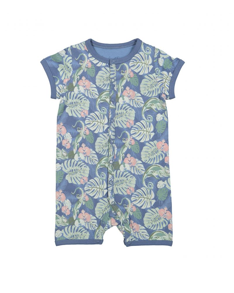Charliechoe Baby Boys Jumpsuit Sh Slvs groen 62/68 -