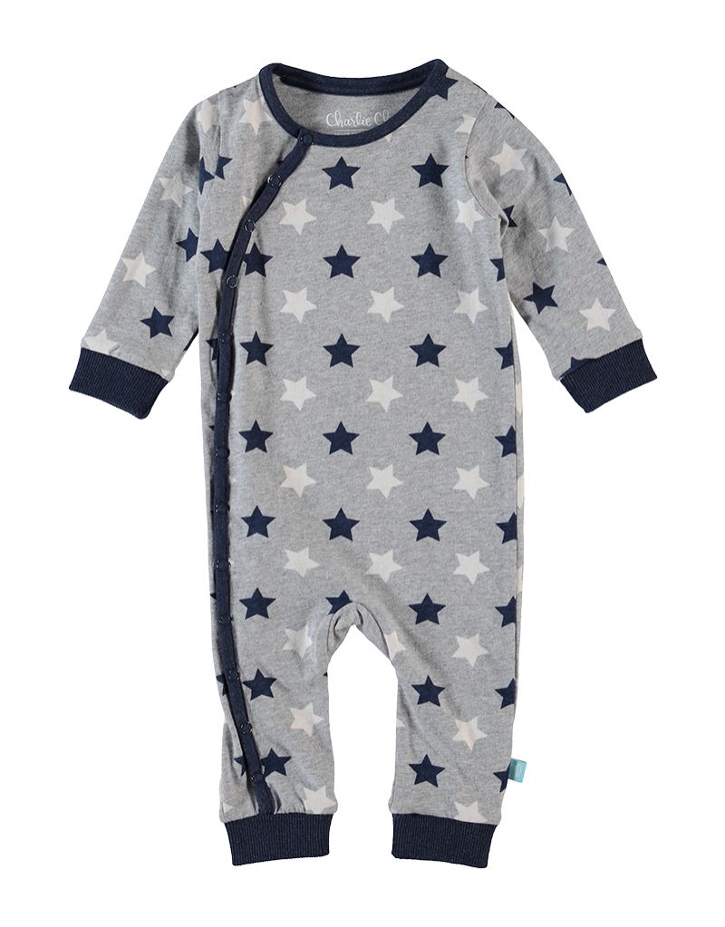 Charliechoe Baby boys jumpsuit blauw 62/68 -