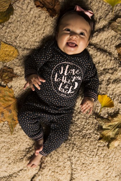 Charliechoe Baby jumpsuit blauw 56 -