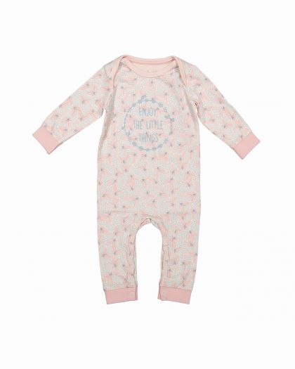 Charliechoe BabyGirls Jumpsuit LS blauw 62/68 -