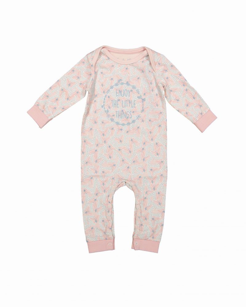 Charliechoe BabyGirls Jumpsuit LS blauw 62/68 -