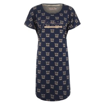 Charliechoe Big Shirt Lost in Paradise blauw S -