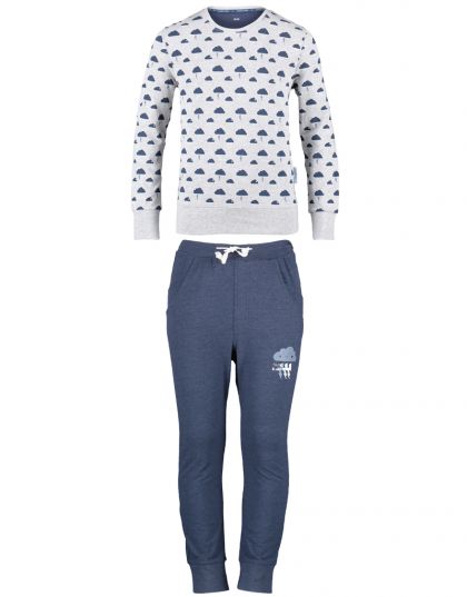 Charliechoe Boys lounge pant set blauw 134/140 -