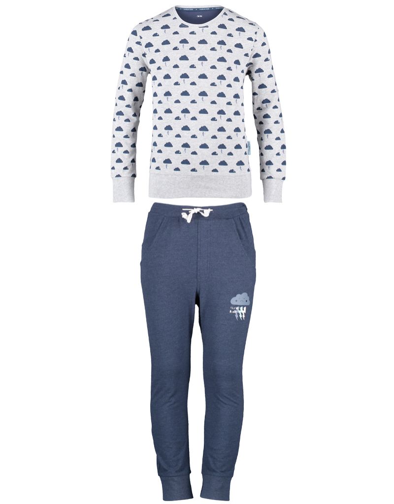 Charliechoe Boys lounge pant set blauw 134/140 -