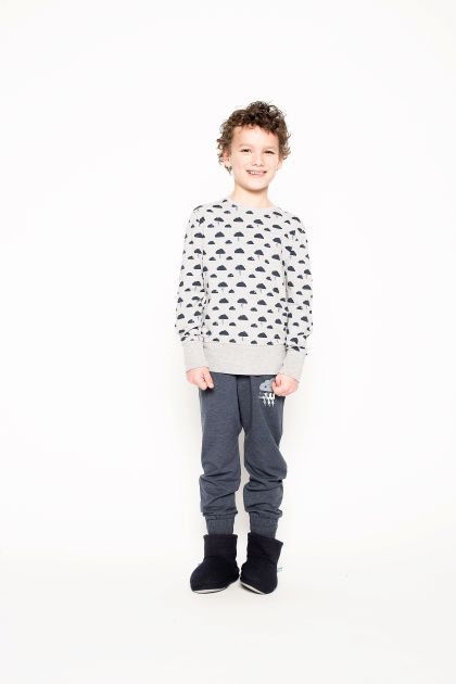 Charliechoe Boys lounge pant set blauw 134/140 -