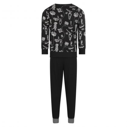 Charliechoe Boys lounge set zwart 134/140 -