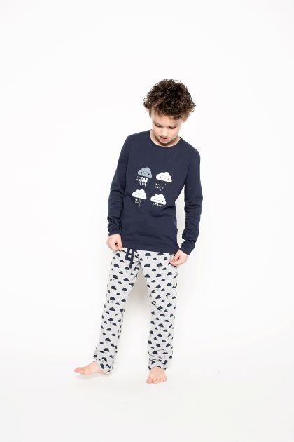 Charliechoe Boys pyjama set blauw 74/80 -