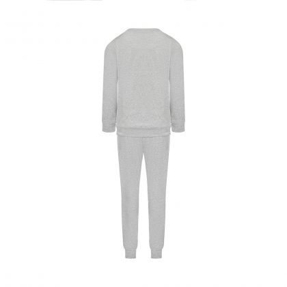 Charliechoe Boys pyjama velours set grijs 86/92 -