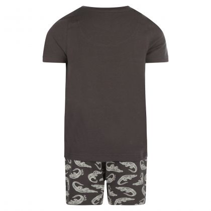 Charliechoe Boys set shorts grijs 146/152 -