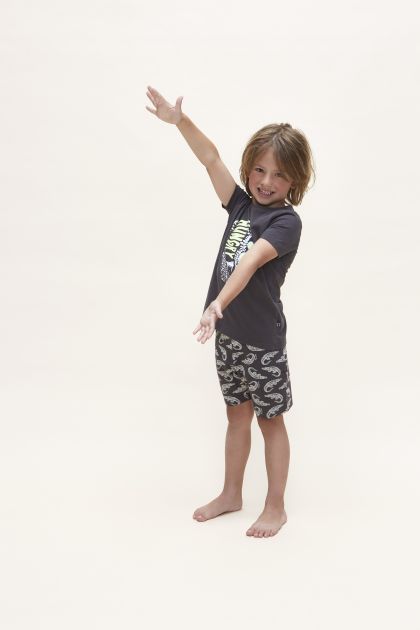 Charliechoe Boys set shorts grijs 146/152 -