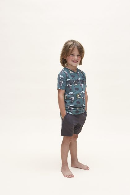 Charliechoe Boys set shorts groen 110/116 -